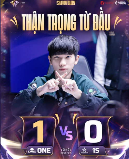 Trực Tiếp QUARTER FINALS AIC 2025 Ngày 28/11 3 1 0 cho one truoc 1s